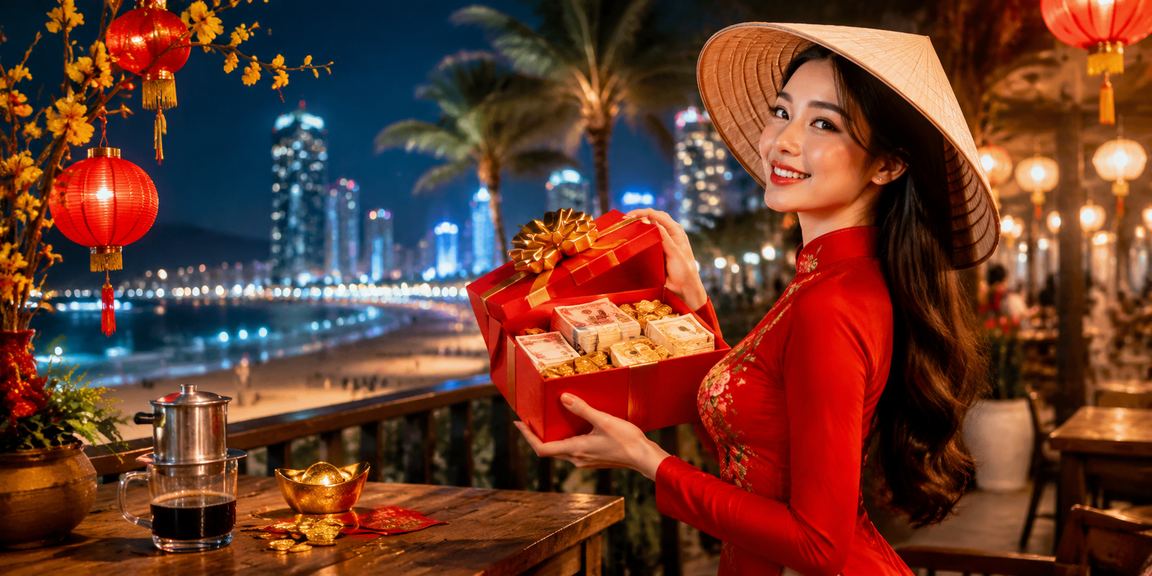 Bầu không khí cá cược sôi động tại Nha Trang với nón lá truyền thống